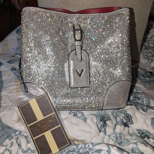 Sparkling Silver Women's Bag